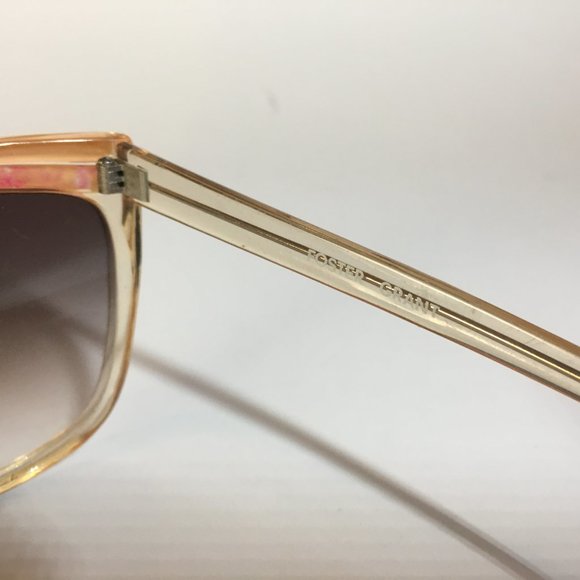 Foster Grant Pink Beige Women's Sunglasses USA Vintage 1980s Retro Over Size - Picture 14 of 14